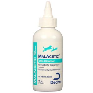 Malacetic Otic Cleanser for dogs and cats 4 oz